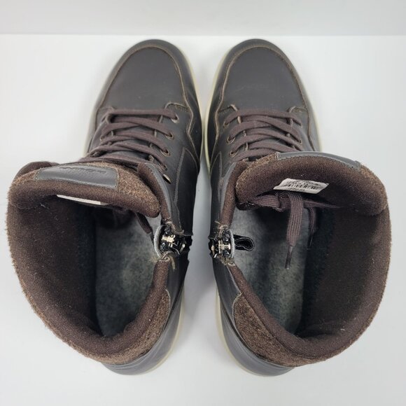 Lowa Bosco GTX Men's Dark Gray Brown Zip Up Ankle Winter Boots US Size 14 - Picture 5 of 9